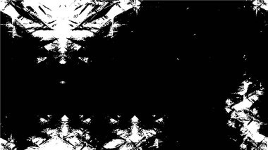 Soyut grunge arkaplanı. Monokrom dokusu. Siyah ve beyaz desenli arkaplan 