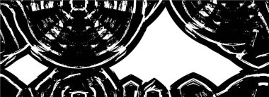 Soyut grunge arkaplanı. Monokrom dokusu. Siyah ve beyaz desenli arkaplan 