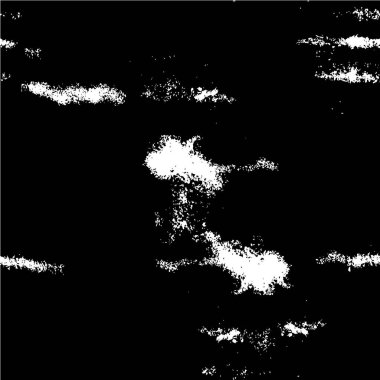 Grunge üst üste biniyor. Soyut siyah-beyaz vektör arkaplanı. Çatlak, leke ve noktalarda kirli desenli tek renkli klasik yüzey. Karanlık korku tarzında eski bir duvar.