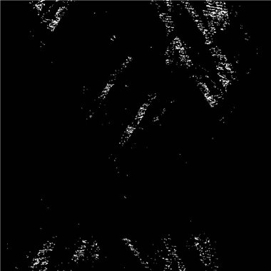 Grunge üst üste biniyor. Soyut siyah-beyaz vektör arkaplanı. Çatlak, leke ve noktalarda kirli desenli tek renkli klasik yüzey. Karanlık korku tarzında eski bir duvar.