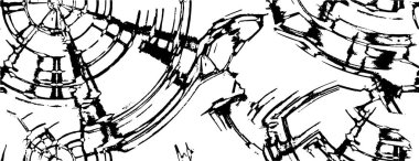 grunge mokrom desen vektör çizimi