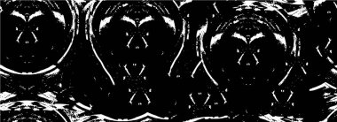 Mürekkepli siyah beyaz çizim. grunge dokusu