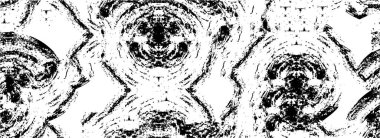 Mürekkepli siyah beyaz çizim. grunge dokusu