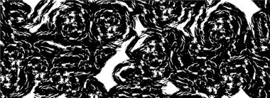 Mürekkeple tek renkli resimleme. grunge dokusu