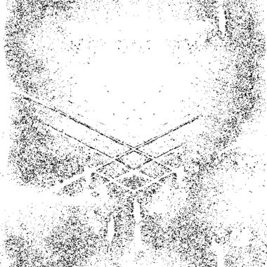 Mürekkeple tek renkli resimleme. grunge dokusu