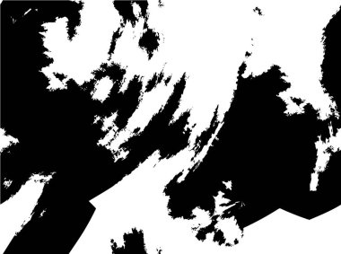 Mürekkeple tek renkli resimleme. grunge dokusu