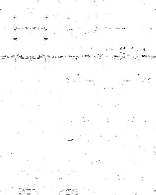 Grunge üst üste biniyor. Soyut siyah-beyaz vektör arkaplanı. Çatlak, leke ve noktalarda kirli desenli tek renkli klasik yüzey. Karanlık korku tarzında eski bir duvar.