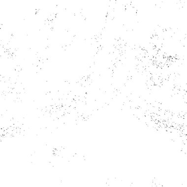 Grunge üst üste biniyor. Soyut siyah-beyaz vektör arkaplanı. Çatlak, leke ve noktalarda kirli desenli tek renkli klasik yüzey. Karanlık korku tarzında eski bir duvar.