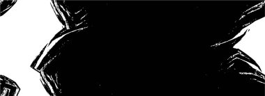 Grunge üst üste biniyor. Soyut siyah-beyaz vektör arkaplanı. Çatlak, leke ve noktalarda kirli desenli tek renkli klasik yüzey. Karanlık korku tarzında eski bir duvar.