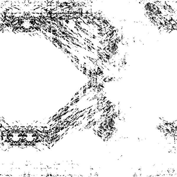 Černá Bílá Kreativní Ilustrace Inkoustem Grunge Textura — Stockový vektor