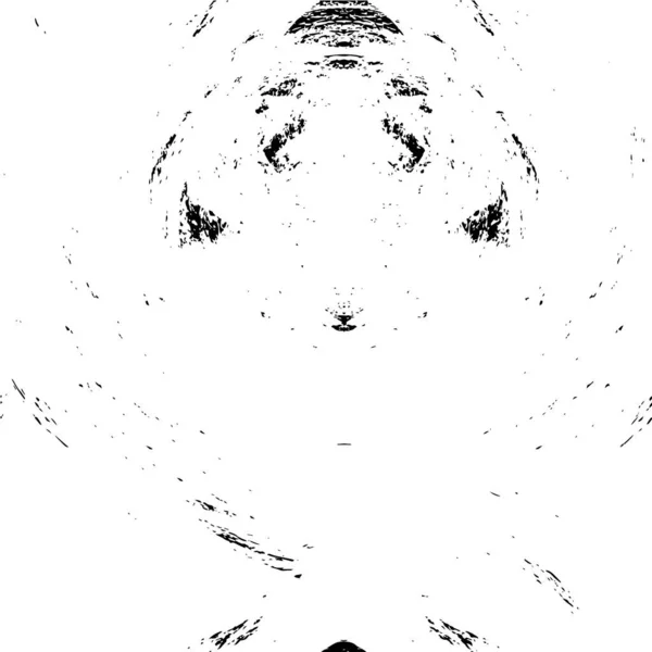 Illustration Noir Blanc Avec Encre Texture Grunge — Image vectorielle