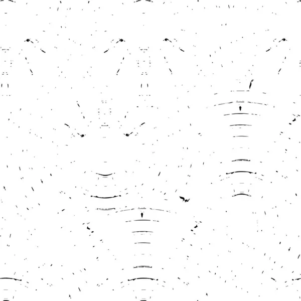 Black White Illustration Ink Grunge Texture — Stock Vector