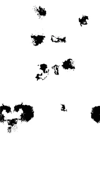Черно Белая Иллюстрация Чернилами Текстура Гранжа — стоковый вектор