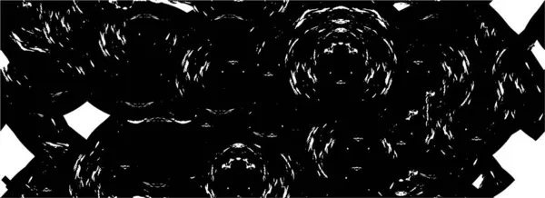 Monochrome Illustratie Met Inkt Grunge Textuur — Stockvector