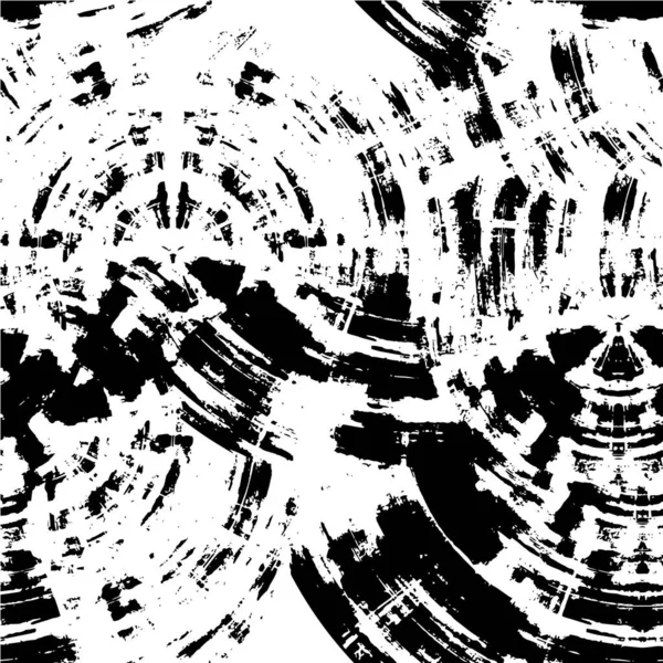 Illustration Monochrome Encre Texture Grunge — Image vectorielle