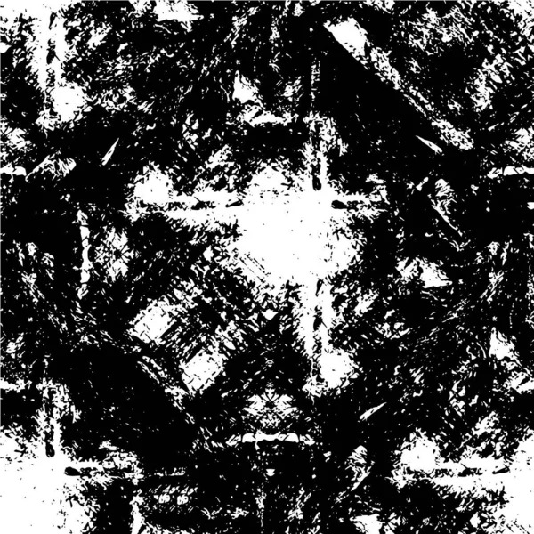 Μονόχρωμη Απεικόνιση Μελάνι Υφή Grunge — Διανυσματικό Αρχείο