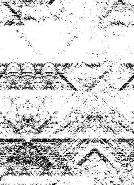 Jednobarevná Ilustrace Inkoustem Grunge Textura — Stockový vektor