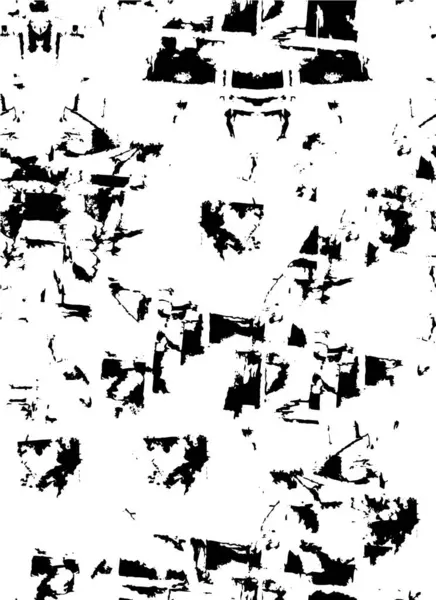 Монохромная Иллюстрация Чернилами Текстура Гранжа — стоковый вектор