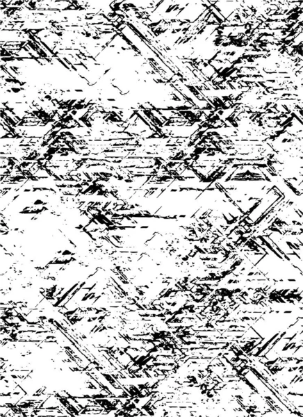 Illustrazione Monocromatica Con Inchiostro Grunge Texture — Vettoriale Stock
