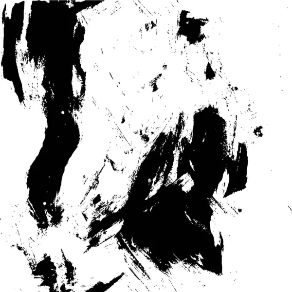 Ilustración Monocromática Con Tinta Textura Grunge — Vector de stock