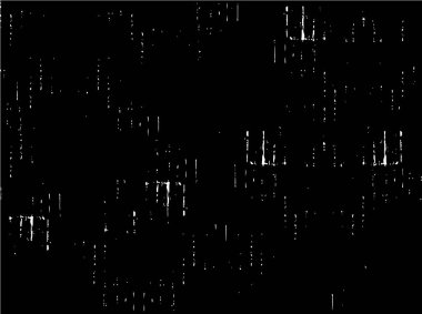 Grunge üst üste biniyor. Soyut siyah-beyaz vektör arkaplanı. Çatlak, leke ve noktalarda kirli desenli tek renkli klasik yüzey. Karanlık korku tarzında eski bir duvar.