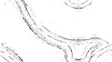 Grunge üst üste biniyor. Soyut siyah-beyaz vektör arkaplanı. Çatlak, leke ve noktalarda kirli desenli tek renkli klasik yüzey. Karanlık korku tarzında eski bir duvar.