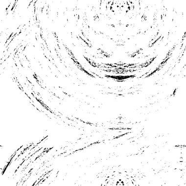 Grunge üst üste biniyor. Soyut siyah-beyaz vektör arkaplanı. Çatlak, leke ve noktalarda kirli desenli tek renkli klasik yüzey. Karanlık korku tarzında eski bir duvar.