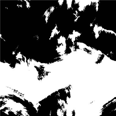 Grunge üst üste biniyor. Soyut siyah-beyaz vektör arkaplanı. Çatlak, leke ve noktalarda kirli desenli tek renkli klasik yüzey. Karanlık korku tarzında eski bir duvar.