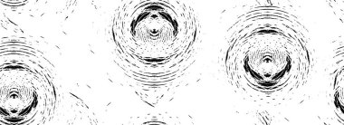 Grunge üst üste biniyor. Soyut siyah-beyaz vektör arkaplanı. Çatlak, leke ve noktalarda kirli desenli tek renkli klasik yüzey. Karanlık korku tarzında eski bir duvar.