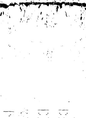 Grunge üst üste biniyor. Soyut siyah-beyaz vektör arkaplanı. Çatlak, leke ve noktalarda kirli desenli tek renkli klasik yüzey. Karanlık korku tarzında eski bir duvar.