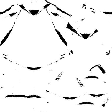 Grunge üst üste biniyor. Soyut siyah-beyaz vektör arkaplanı. Çatlak, leke ve noktalarda kirli desenli tek renkli klasik yüzey. Karanlık korku tarzında eski bir duvar.