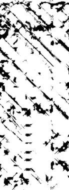 Grunge üst üste biniyor. Soyut siyah-beyaz vektör arkaplanı. Çatlak, leke ve noktalarda kirli desenli tek renkli klasik yüzey. Karanlık korku tarzında eski bir duvar.