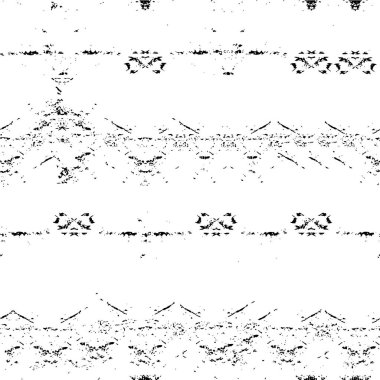 Grunge üst üste biniyor. Soyut siyah-beyaz vektör arkaplanı. Çatlak, leke ve noktalarda kirli desenli tek renkli klasik yüzey. Karanlık korku tarzında eski bir duvar.