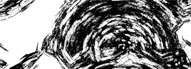 Vektör grunge dokusu. Siyah beyaz arka plan. Soyut monokrom resim koyu tonlarda solmuş bir efekt içerir