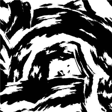 Grunge üst üste biniyor. Soyut siyah-beyaz vektör arkaplanı. Çatlak, leke ve noktalarda kirli desenli tek renkli klasik yüzey. Karanlık korku tarzında eski bir duvar.