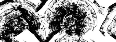 Grunge üst üste biniyor. Soyut siyah-beyaz vektör arkaplanı. Çatlak, leke ve noktalarda kirli desenli tek renkli klasik yüzey. Karanlık korku tarzında eski bir duvar.