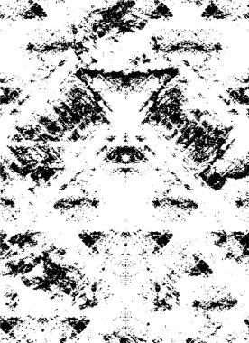 Soyut grunge dokusu, siyah beyaz arkaplan. vektör illüstrasyonu   