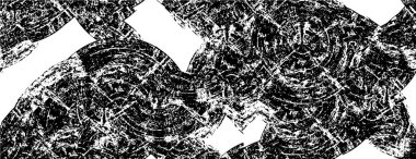 Soyut grunge dokusu, siyah beyaz arkaplan. vektör illüstrasyonu   