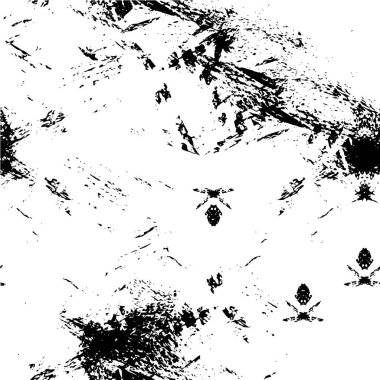 Soyut grunge dokusu, siyah beyaz arkaplan. vektör illüstrasyonu   