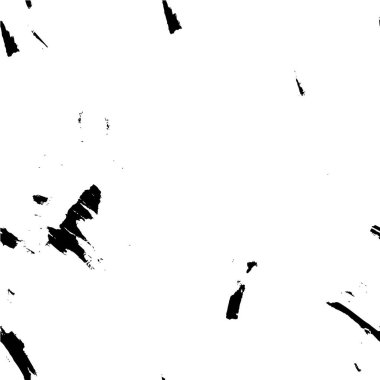 Grunge üst üste biniyor. Soyut siyah-beyaz vektör arkaplanı. Çatlak, leke ve noktalarda kirli desenli tek renkli klasik yüzey. Karanlık korku tarzında eski bir duvar.