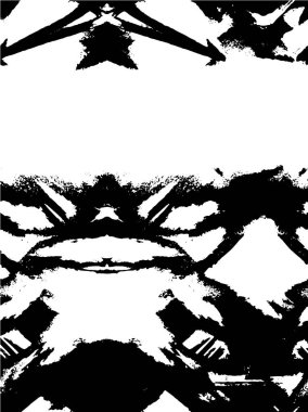 Siyah ve beyaz dokusunda sıkıntılı desen.