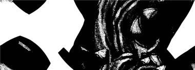 Grunge dokusu. siyah ve beyaz kaba arkaplan.