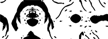 Grunge dokusu. siyah ve beyaz kaba arkaplan.