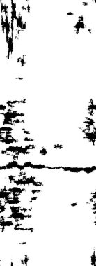 Grunge üst üste biniyor. Soyut siyah-beyaz vektör arkaplanı. Çatlak, leke ve noktalarda kirli desenli tek renkli klasik yüzey. Karanlık korku tarzında eski bir duvar.