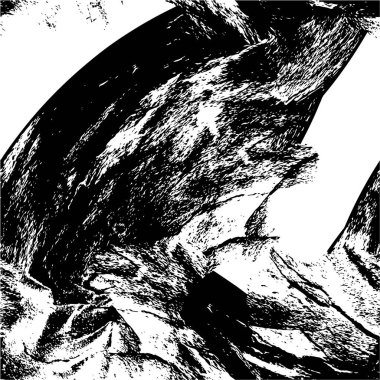 Grunge üst üste biniyor. Soyut siyah-beyaz vektör arkaplanı. Çatlak, leke ve noktalarda kirli desenli tek renkli klasik yüzey. Karanlık korku tarzında eski bir duvar.