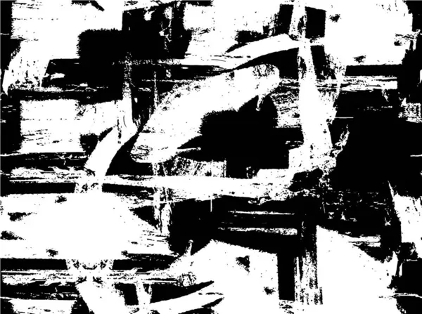 Grunge Abstracto Textura Blanco Negro Ilustración Vectorial — Vector de stock