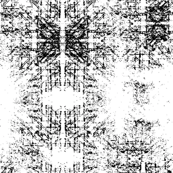 Texture Grunge Abstraite Fond Noir Blanc Illustration Vectorielle — Image vectorielle