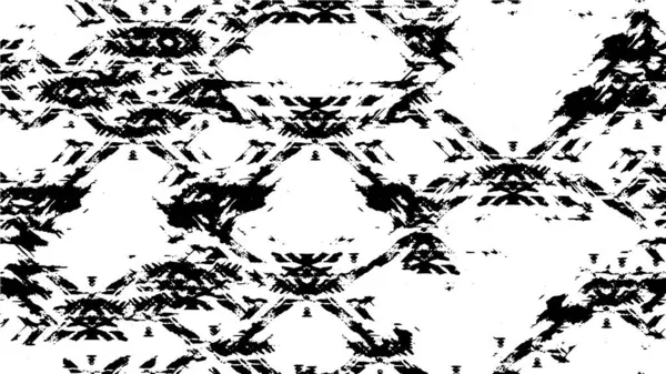 ベクトル抽象パターン 黒と白のテクスチャ — ストックベクタ
