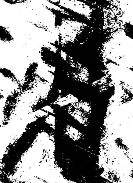 Grunge Dokusu Siyah Beyaz Kaba Arkaplan — Stok Vektör
