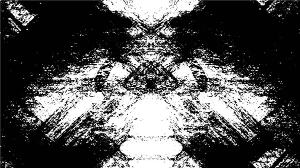 Abstrait Noir Blanc Modèle Fond Grunge — Image vectorielle